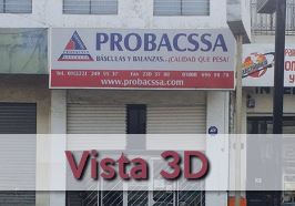 Vista 3D de la tienda